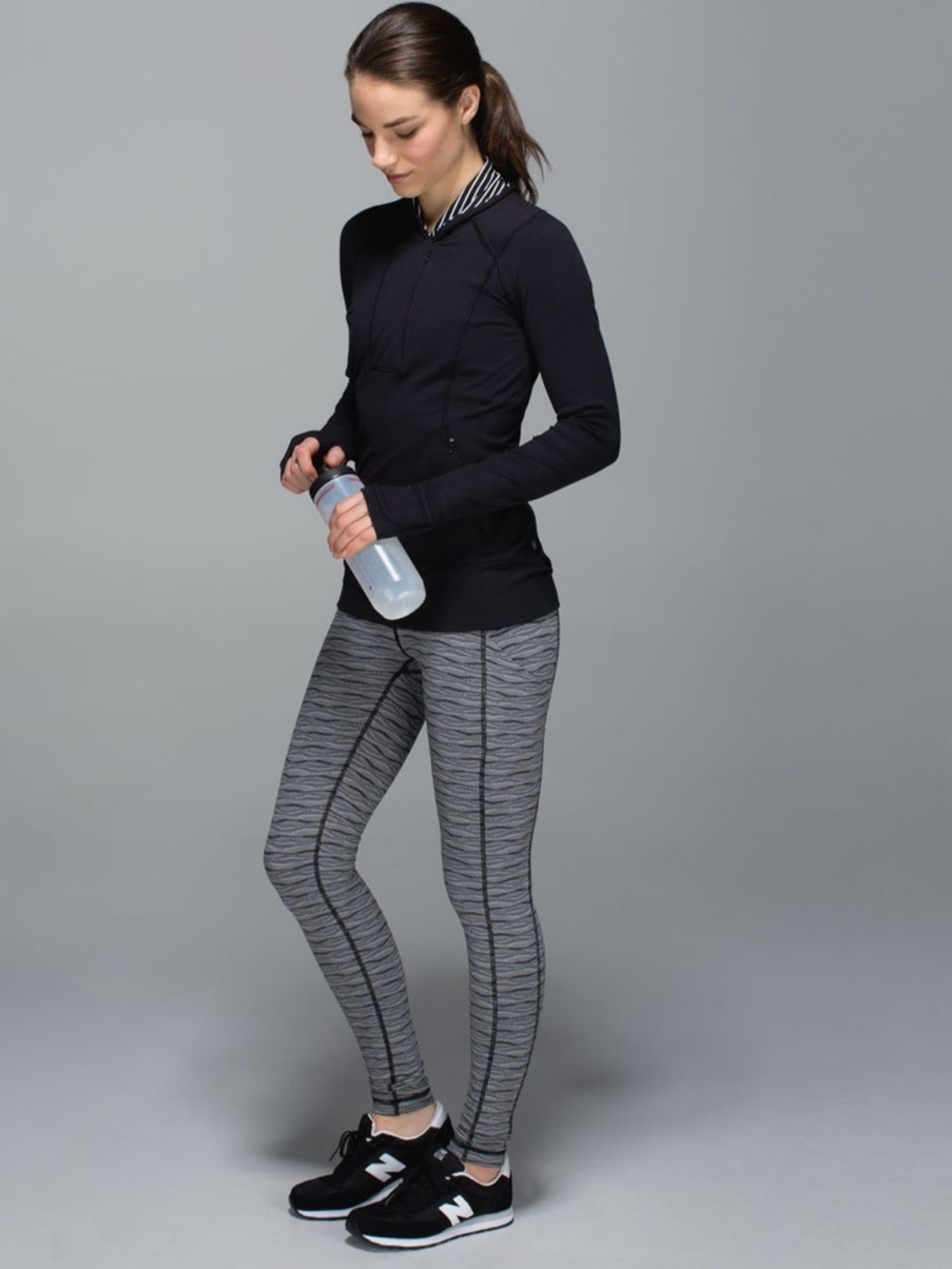 Lululemon Speed Tight Women's Size 6 Grey Patterned Performance Leggings